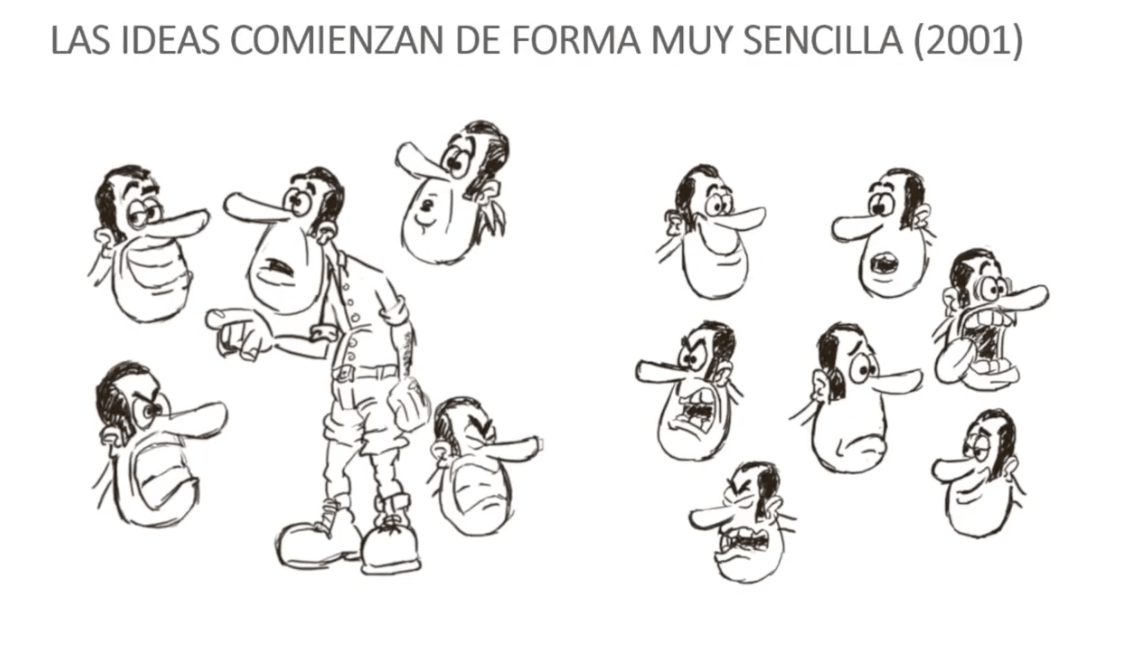 Tadeo Jones Boceto