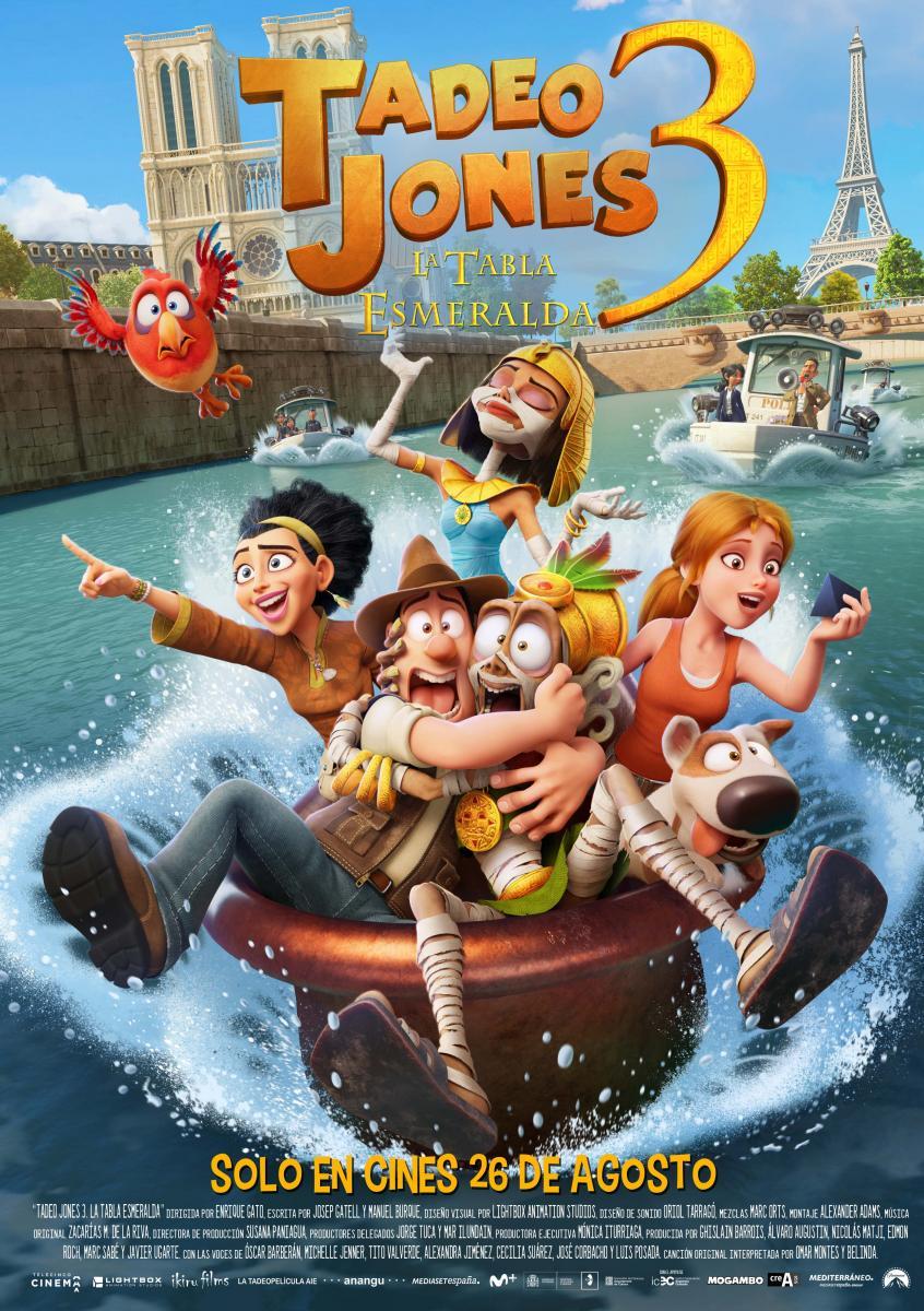 Película Tadeo Jones 3 La Tabla Esmeralda