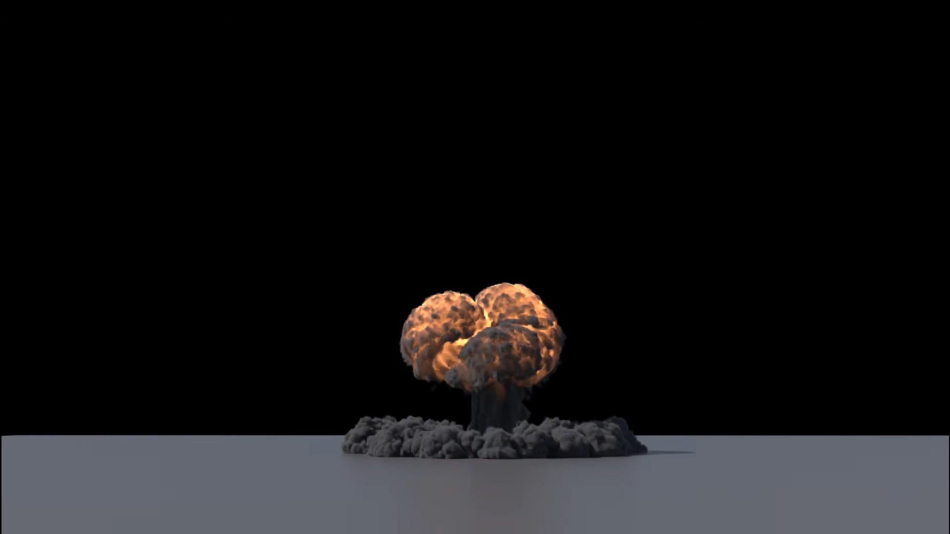 Explosión realizada con VFX